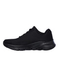 Skechers Arch Fit Sunny Outlook Sneaker in Black - supportive cushioned walking shoes for everyday comfort