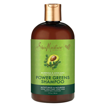 SheaMoisture Power Greens Shampoo 384ml | Nourishing Hair Care