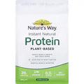 Nature's Way Instant Natural Protein 400g vanilla flavor powder in white container – high-protein, low-fat natural supplement for daily nutrition and muscle recovery.