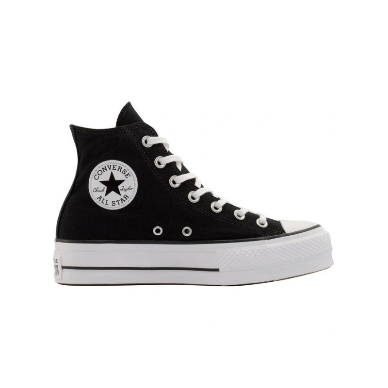 Converse Chuck Taylor All Star Lift Hi Top Sneaker in Black/White, view 1