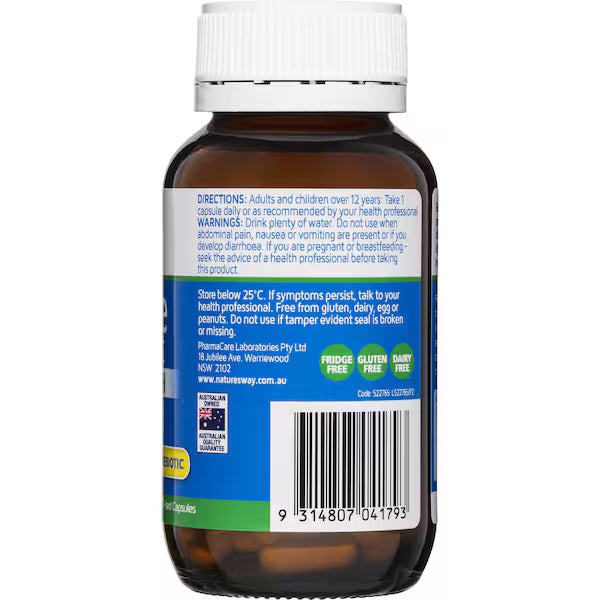 Nature's Way Restore Probiotic Daily Health & Prebiotic 90 pack – premium daily probiotic supplement for gut health and digestive balance support.