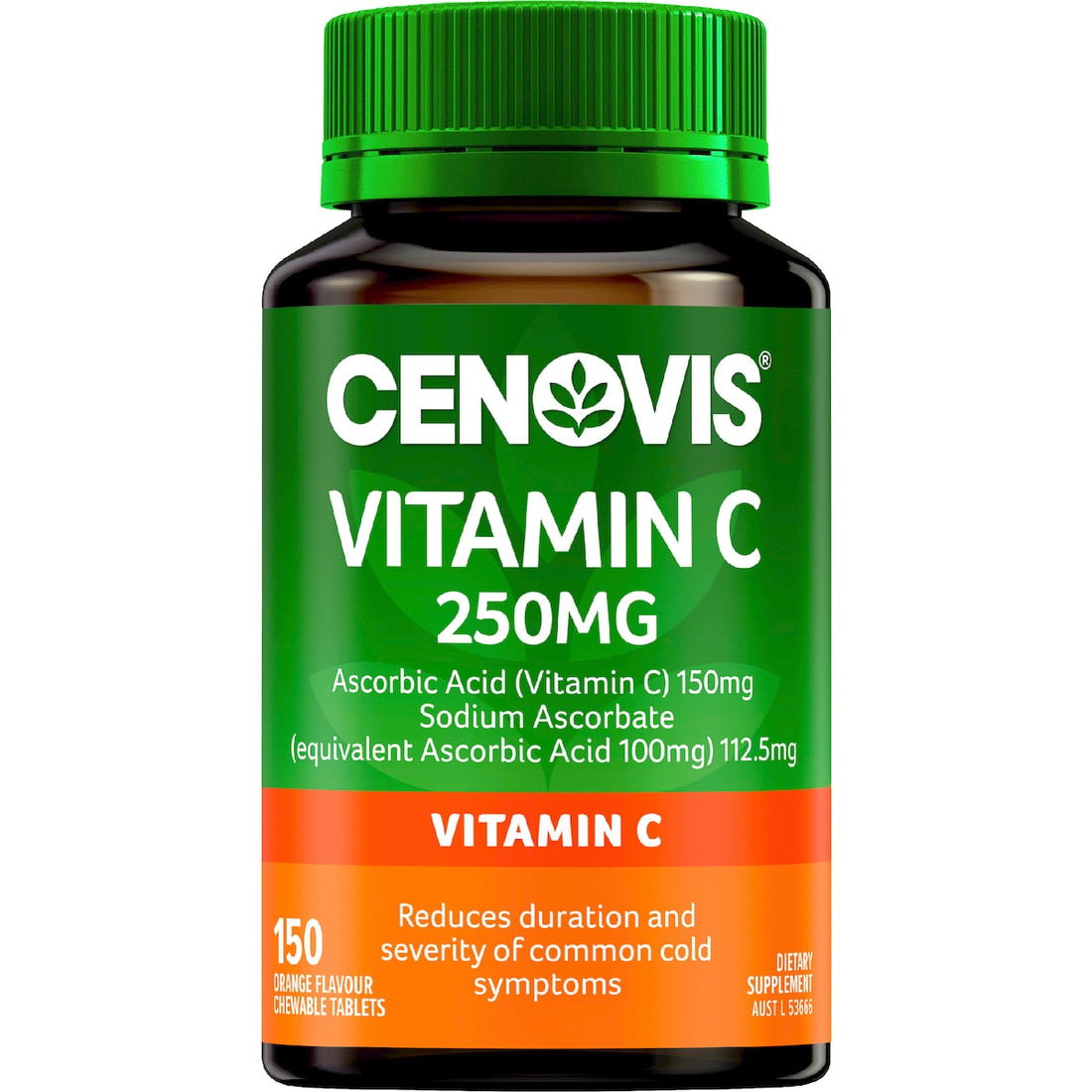 Cenovis Vitamin C 250mg Tablets 150 Pack for Immune Support – High-strength antioxidant supplement for daily health and wellness.
