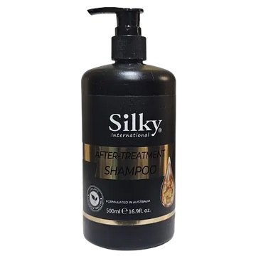Silky Keratin After-Treatment Shampoo 500ml | Smoothing Hair Care