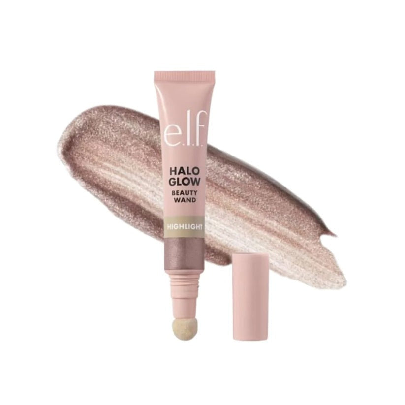 e.l.f. Halo Glow Highlight Beauty Wand Rose Quartz 10ml tube
