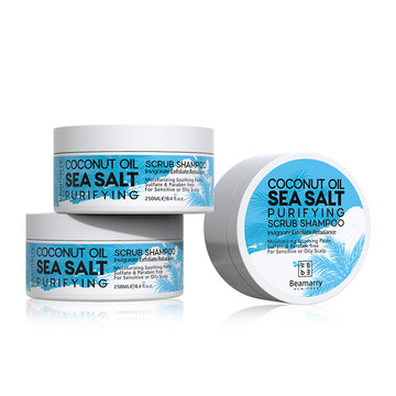 Beamarry Coconut Sea Salt Purifying Scrub Shampoo 250ml