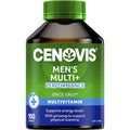 Cenovis Men's Multivitamin Capsules + Performance Multi Vitamin 100 pack — daily multivitamin supplement for men’s health, energy, stamina, and overall wellness.