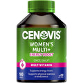 Cenovis Once Daily Women’s Multi + Energy Boost Capsules 100 pack – women’s multivitamin supplement for daily energy, immunity, and vitality support.