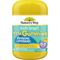 Nature's Way Kids Smart Vita Gummies Probiotic & Prebiotic 90 Pack — children’s chewable vitamins supporting gut health and immune system with natural fruit flavour.
