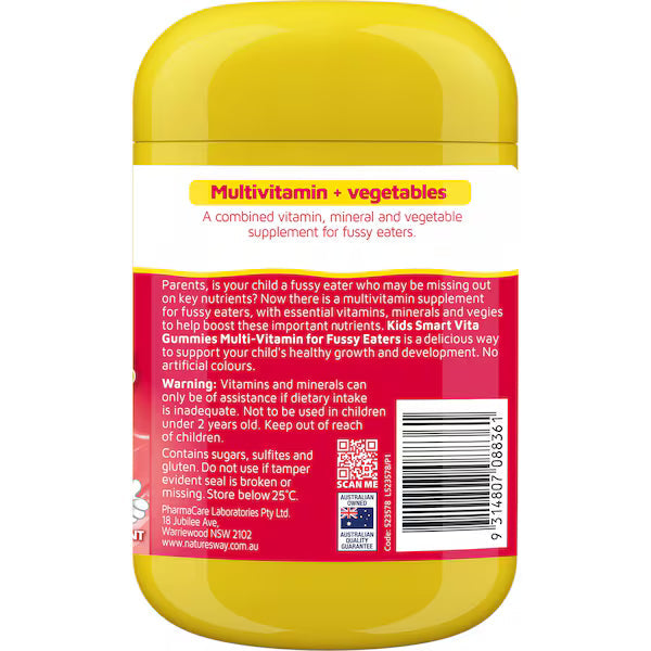 Nature's Way Kids Smart Vita Gummies Multi Vitamin Pastilles 120 pack