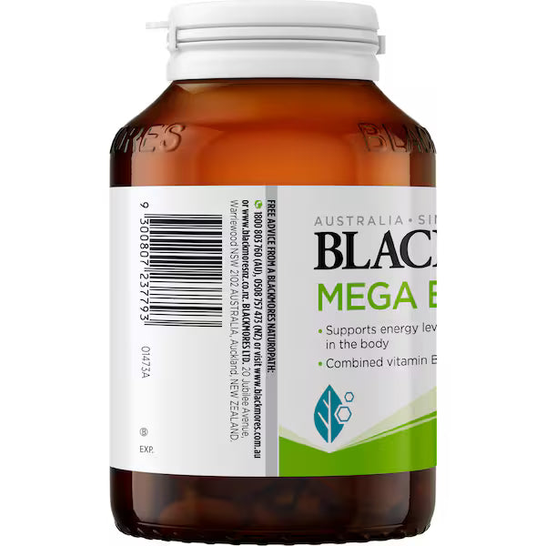 Blackmores Mega B Complex Tablets 200 pack, view 3