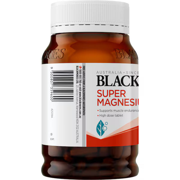 Blackmores Super Magnesium+ Coated Tablets 180 pack, view 4