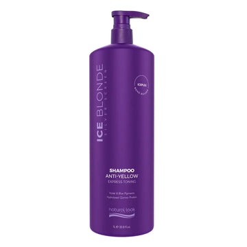 Natural Look Ice Blonde Shampoo 1L | Blonde Toning Care