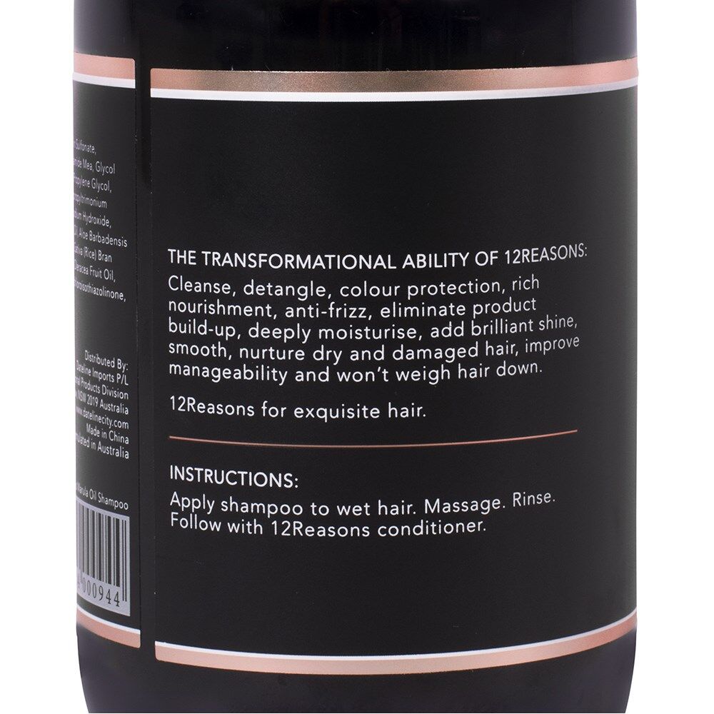 12 Reasons Marula Oil Shampoo 400ml | Nourishing Hair Care