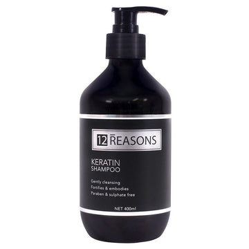 12 Reasons Keratin Shampoo 400ml | Smoothing Hair Care