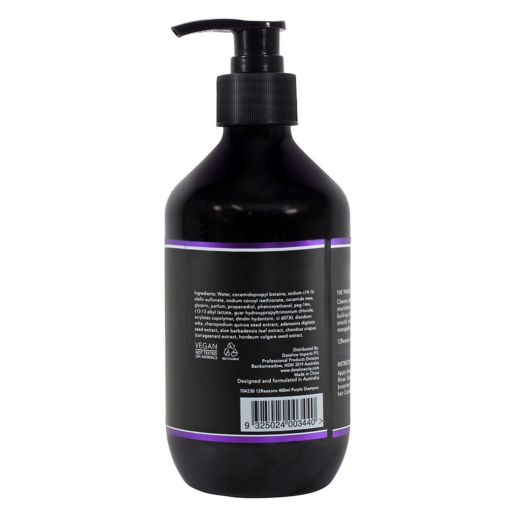 12 Reasons Purple Shampoo 400ml | Blonde Toning Care