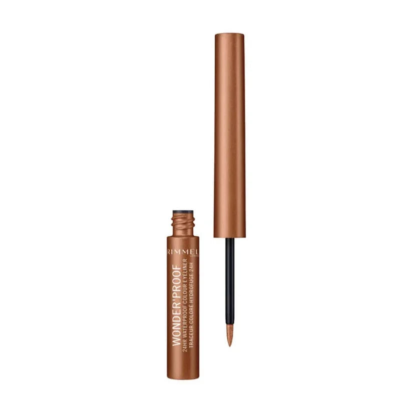 Rimmel London Wonder'Proof 24Hr Waterproof Colour Eyeliner 001 True Copper
