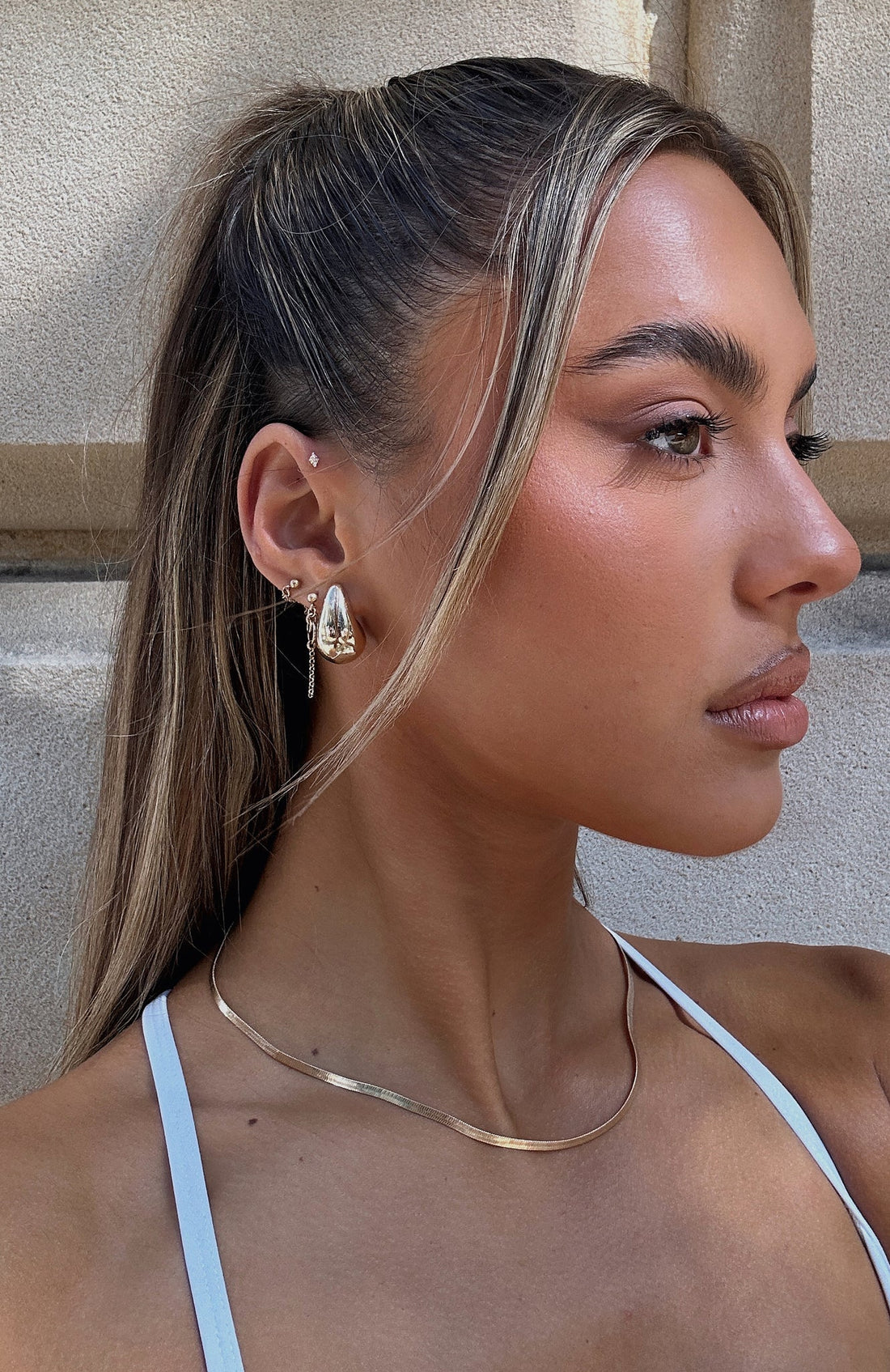Arabella Earrings Gold | Elegant Women's Gold Earrings