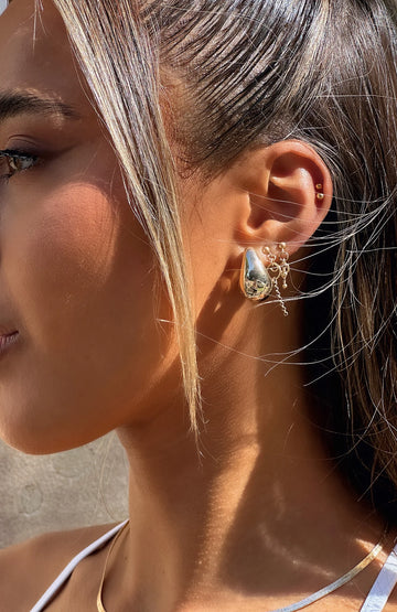 Arabella Earrings Gold | Elegant Women's Gold Earrings
