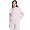 Person wearing a pink tracksuit on a white background