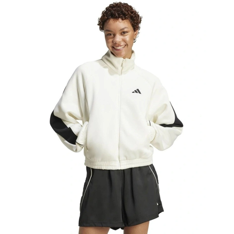 adidas stadium track top front view