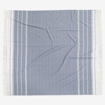 Turkish Towel Beach Blanket - Navy Blazer