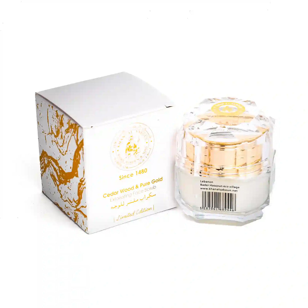 Cedar Wood & Pure Gold Face Scrub-50g