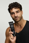 The Six Pack Men’s Complete Skincare Set featuring cleanser, moisturizer, exfoliator, serum, eye cream, and face mask for men’s daily grooming and skincare routine.