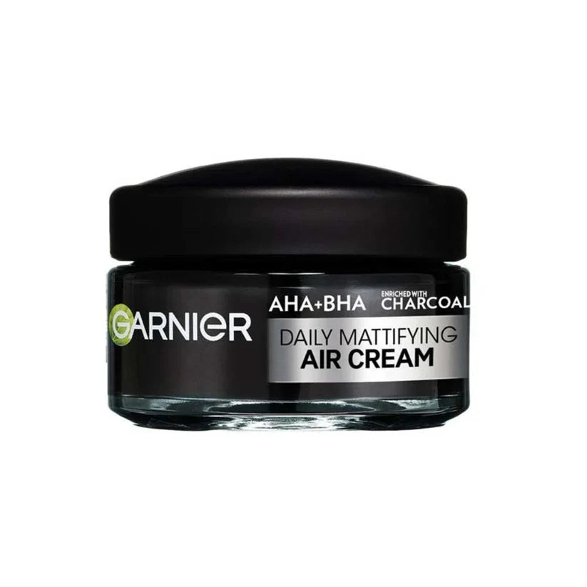 Garnier Air Cream Pure Active Charcoal 50ml for oil control, hydration, and clearer skin