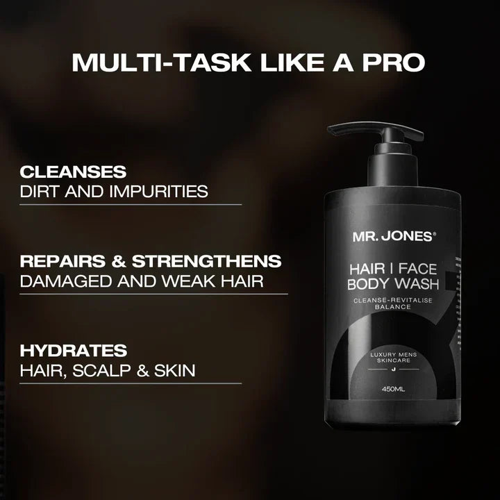 Mr Jones Men's Hair, Face and Body Wash, view 5