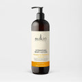Sukin hydrating body lotion bottle on a light gray background