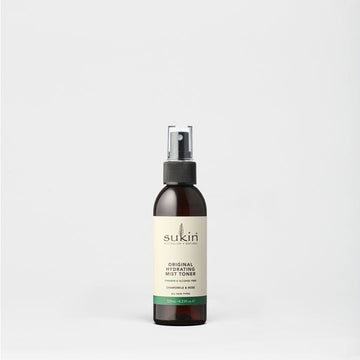 Sukin Original Hydrating Mist Toner bottle on a white background