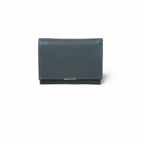 Elegant black genuine leather women’s wallet and card holder with secure locker — stylish and premium accessory by LeatherLuxe