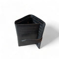 LeatherLuxe Black Genuine Leather Wallet with Card Holder – Premium Men’s Slim Bifold Wallet