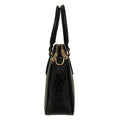 LeatherLuxe Black Crocodile-Style Leather Office Shoulder Bag – Premium functional leather bag with elegant crocodile texture and adjustable strap.