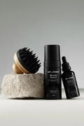 Premium natural beard wash for men — gently cleanses, softens, and nourishes facial hair for a healthy, well-groomed beard.
