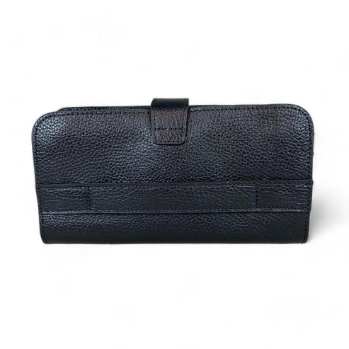 Women's Wallets LeatherLuxe Leather Clutch Front View
