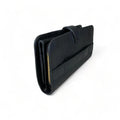 Elegant LeatherLuxe women’s leather clutch wallet featuring premium craftsmanship, sleek design, and multiple card holder compartments — perfect for stylish everyday use.