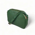 Green Leather Women's Shoulder Bag – LeatherLuxe