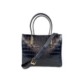 LeatherLuxe black women's leather handbag – premium shoulder and crossbody bag with elegant design and durable stitching