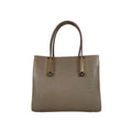 LeatherLuxe beige women's leather handbag with adjustable shoulder strap, elegant crossbody design, perfect for casual and formal use.