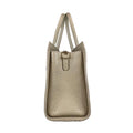 LeatherLuxe cream women’s leather handbag — elegant shoulder and crossbody bag with premium soft finish and gold hardware.