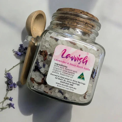 Lavvish Bath Salts luxury spa soak