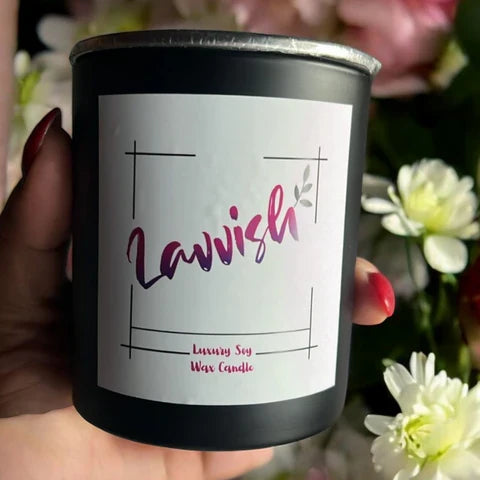 Lavvish Candle Large luxury scented soy candle