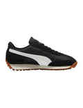 Puma Easy Rider Vintage Women’s Shoe with suede leather overlays, slim retro profile and low heel, casual lifestyle sneaker in leather and textile blend