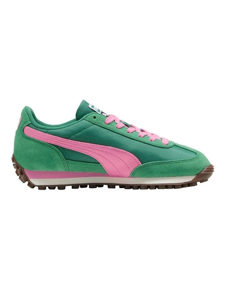 Puma Easy Rider Vintage Shoe, green and pink colourway, product view 9
