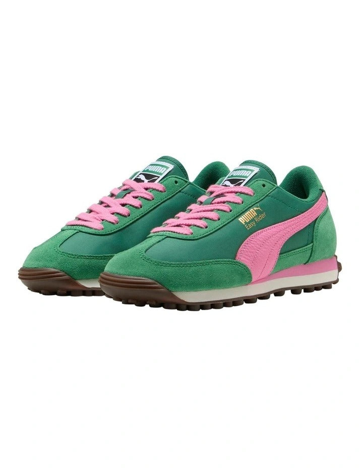 Puma Easy Rider Vintage Shoe, green and pink colourway, product view 10
