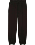 Puma Wardrobe Ess Sweatpants with Cat Logo embroidery, elasticated waistband and cuffs, made from recycled cotton and polyester blend