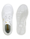 Puma Cali Court Women’s Sneakers with leather and synthetic upper, flat sole, and sporty streetwear design in a classic court-inspired silhouette.