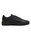 Black sneaker on a white background