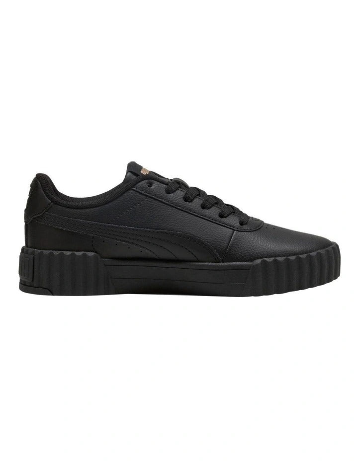 Black sneaker on a white background